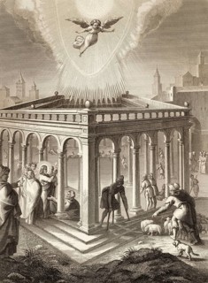 Miracle of Jesus at the Pool of Bethesda, 1853, digitally restored