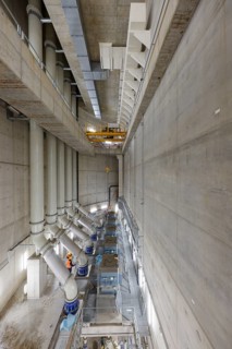 Oberhausen, Ruhr area, North Rhine-Westphalia, Germany - Emscher conversion, new Emscher AKE sewer,