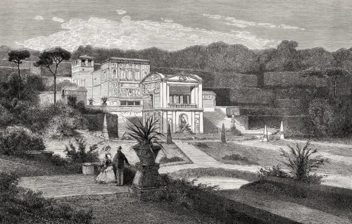 The Gardens of Vatican City, Rome, Italy, 19th Century