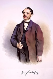 Ignaz von Flandorfer, 1816-1891, mayor and wine merchant in Ödenburg, Sopron, Historical, digitally