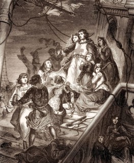 The departure from Aigues-Mortes of King Louis IX for the Seventh Crusade
