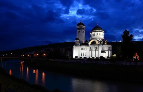 Romania, Orthodox Trinity Cathedral, Sfanta Treime in Sighisoara, German Sighi?oara, town in Mures