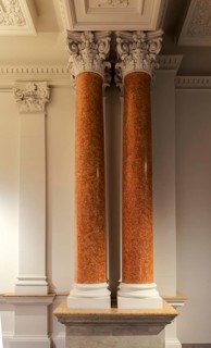 Interior design at the Museum of Communication on Leipziger Straße in Berlin Mitte, Classicism,
