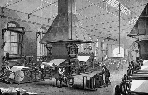 Paper production, 19th century