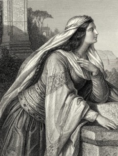Beatrice, character from the tragedy The Bride of Messina by Friedrich Schiller, 1759 - 1805