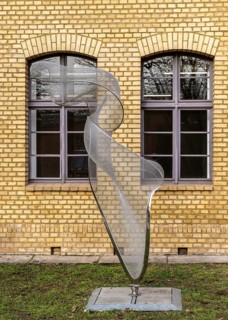 Berlin Spandau Citadel, modern metal sculpture, Berlin, Germany