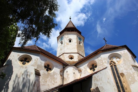 Fortified church of Tartlau, Prejmer, one of the best preserved fortified churches in Transylvania,