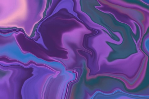 Abstract background with dynamic neon purple and blue swirls, creating a mesmerizing and fluid
