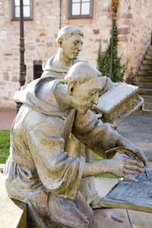Sculpture, the monks Rogerus or Roger of Helmarshausen, well-known goldsmith with Herimann, creator