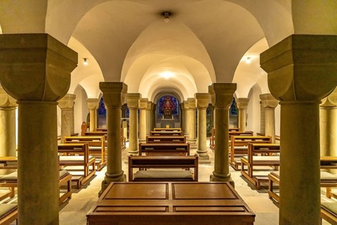 Crypt of St. Patrokli Cathedral in Soest, North Rhine-Westphalia, Germany