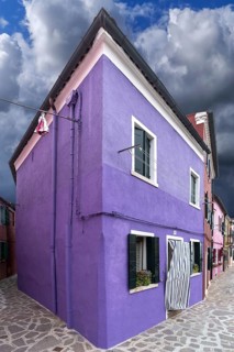 Colourful house in Burano, Venice, Veneto, Italy
