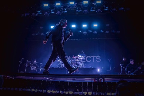 Singer Samuel David Carter from Architects live on European Tour 2026 in the Berlin Velodrome on 22