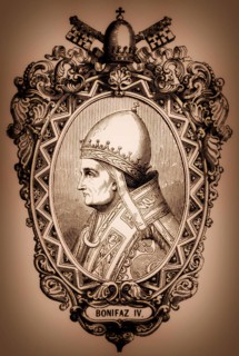 Pope Boniface IV, Pope 608 to 615