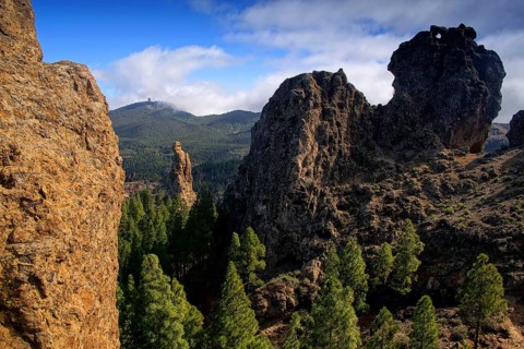 Canary Islands, Gran Canaria, Roque Niblo, View, Gran Canaria, Canary Islands, Spain