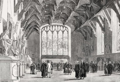 Great Parliament Hall, Old Parliament House, Scotland, 19th century