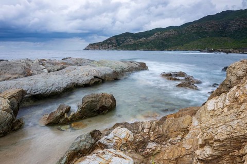 Coast near Port de Centuri, Cap Corse, Haute-Corse, Corsica, France