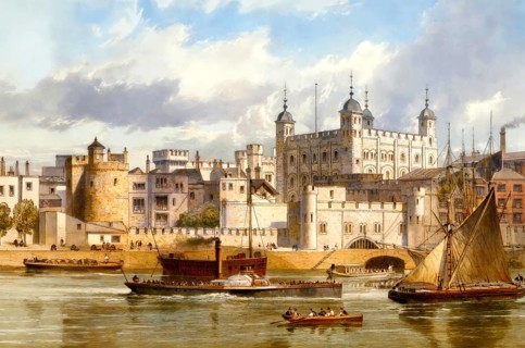 Tower of London, Her Majesty's Royal Palace and Fortress, a historic castle located on the north