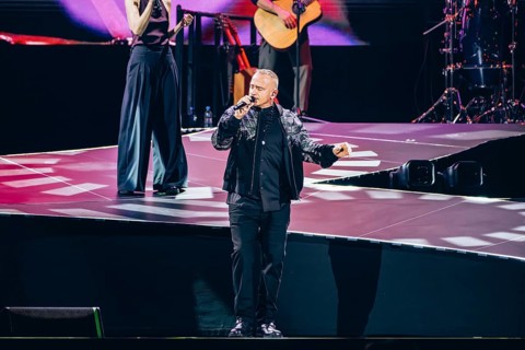 Eros Ramazzotti live on Una Storia Importante - World Tour in the Munich Olympic Hall on 25.02.2026