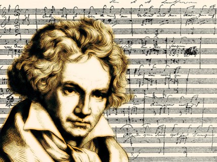 Hand-written musical notation, love song, Zärtliche Liebe, 1795, Ludwig van Beethoven, 1770 -1827,