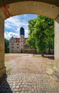 Ludwigsbau am Schloss und Schlosspark Köthen, Köthen, Saxony-Anhalt, Germany