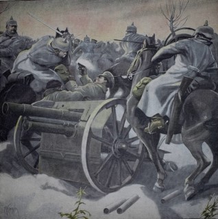 World War 1, Battles continue between the Rawka and Sucha rivers, all of which are decided in