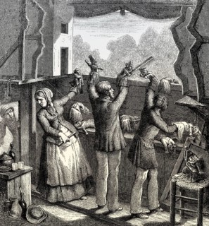 Le Théâtre de Guignol, French puppet show, 19th century