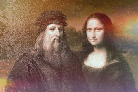 Leonardo da Vinci, 1452 - 1519, Italian painter, sculptor, architect and engineer, the painting la