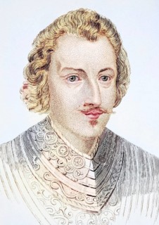 Sir Philip Sidney, 1554-1586, English poet, courtier and soldier, Illustration from Old England's