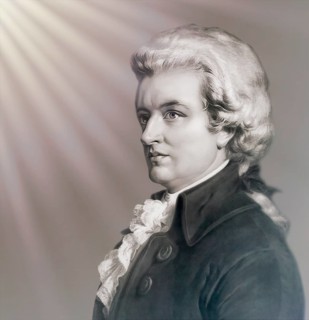 Wolfgang Amadeus Mozart, 1756 – 1791, composer of classical music, First Viennese School, digitally