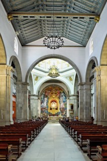 Interior view of the Basilica de Nuestra Senora de Candelaria, pilgrimage church, Candelaria,