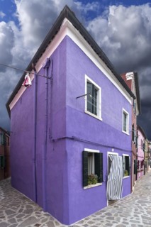 Colourful house in Burano, Venice, Veneto, Italy