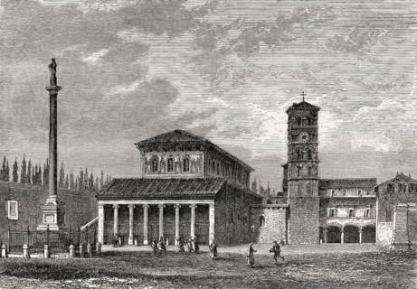 San Lorenzo fuori le mura, Rome, Italy, 19th Century