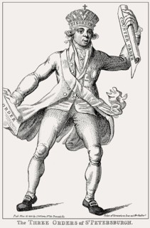 The Three Orders of St Petersburg, Caricature on Paul I Petrovich, Emperor of Russia