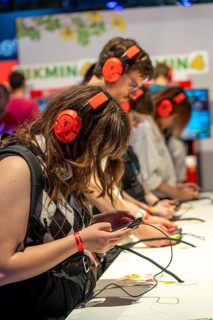 Gamescom, the world's largest trade fair for video and computer games, in Cologne, Germany