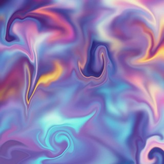 An abstract background featuring swirling patterns with vivid neon touches. The dynamic mix of