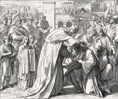 Simon Maccabee Made High Priest, Old Testament, by Julius Schnorr von Carolsfeld