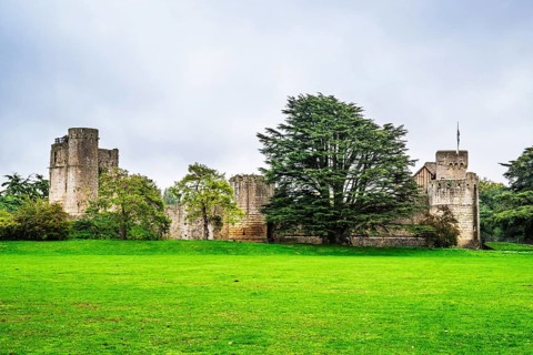 Caldicot Castle, Caldicot, Monmouthshire, Wales, UK