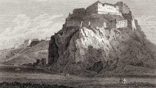 The Castle, Edinburgh, Scotland, 19th century, Views in Edinburgh by J. & H. S. Storer