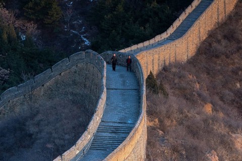 The Great Wall of China stretches across northern China, from Liaoning Province in the east to
