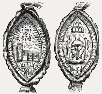 Old collegiate seals, Trinity College Kirk, a royal collegiate church demolished in 1848,