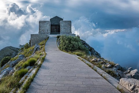 Mausoleum of Niegosz in Lovcen National Park, Montenegro
