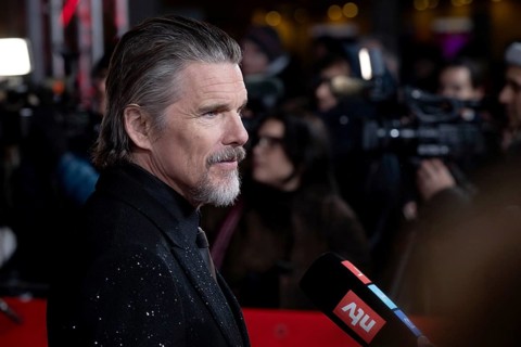 Ethan Hawke on the Red Carpet in front of the premiere of The Weight at the Berlinale at the Zoo