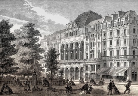 The Théâtre de la Gaîté, rue Papin, Paris, France, 1863