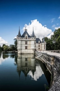 Chateau Azay-le-Rideau, Department Indre-et-Loire, Centre-Val de Loire region, France