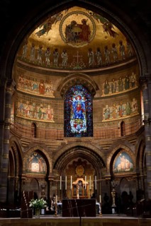 Altar of the Cathédrale Notre Dame de Strasbourg, Strasbourg Cathedral, Unesco World Heritage Site,