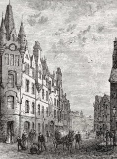 Bernard Street, Leith, Edinburgh, Scotland, 19th century