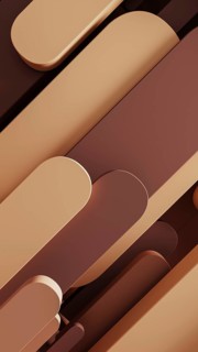 Abstract background features soft geometric shapes in warm tones, creating a serene atmosphere for