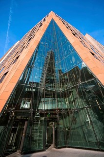 Modern office building, business centre, Überseeallee, Hamburg Hafencity, State of Hamburg, Germany