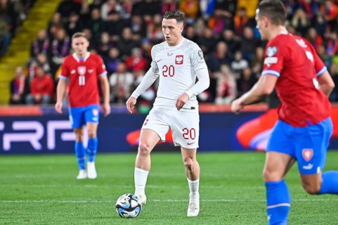 PRAGUE, CZECH REPUBLIC - MARCH 24, 2023: Qualifications for UEFA Euro 2024. Match Czech Republic -