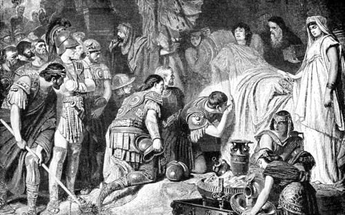 The death of Alexander the Great in 323 BC